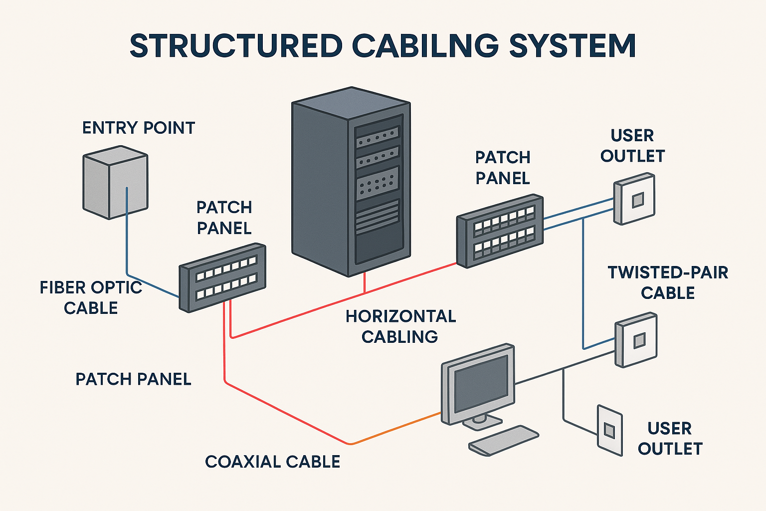 Structured Cabling Diagram